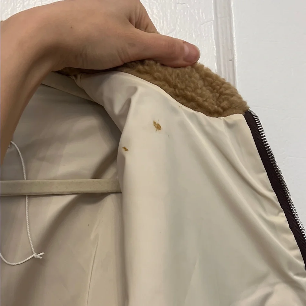 Tory Burch Fleece Sherpa jacket